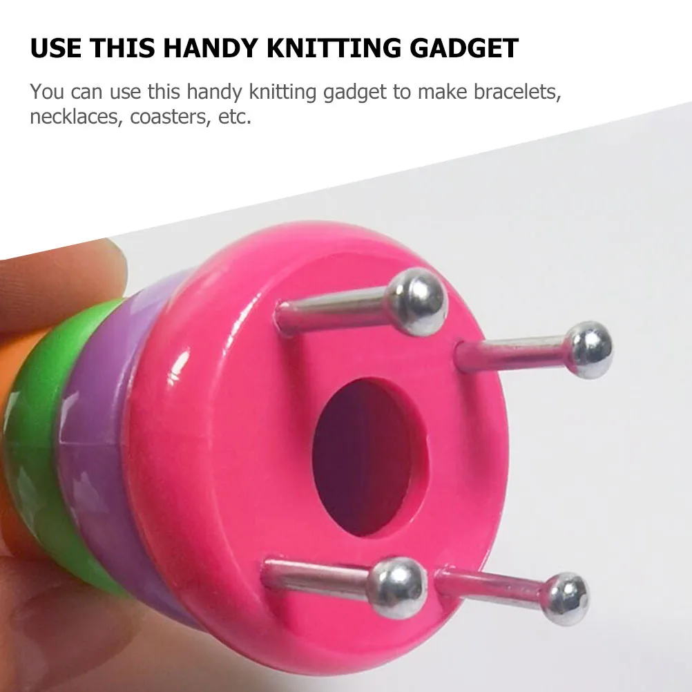 2Pcs Plastic Knitting Tool Compact Size Easy to Use for Bracelets Necklaces Coasters DIY Rope Knitter Yarn Weaving Device
2Pcs Plastic Knitting Tool Compact Size Easy to Use for Bracelets Necklaces Coasters DIY Rope Knitter Yarn Weaving Device