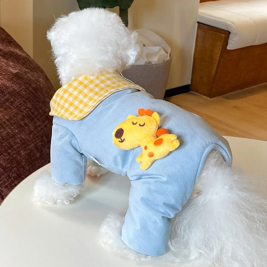 Winter Dog Clothes Jumpsuit Coat Outfit Small Dog Costumes Yorkie Pomeranian Poodle Bichon Frise Schnauzer Clothing Dog Romper
Winter Dog Clothes Jumpsuit Coat Outfit Small Dog Costumes Yorkie Pomeranian Poodle Bichon Frise Schnauzer Clothing Dog Romper