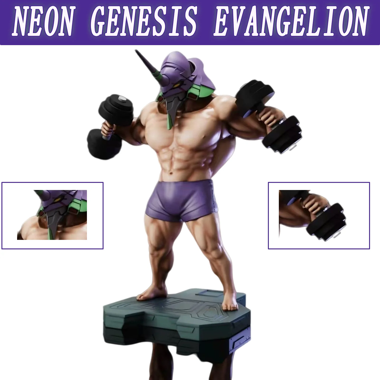 Neon Genesis Evangelion Protein Powder Big Muscle King Muscle Unit-01 Anime Figurine, Figurine Model, Peripheral Trendy Toys
Neon Genesis Evangelion Protein Powder Big Muscle King Muscle Unit-01 Anime Figurine, Figurine Model, Peripheral Trendy Toys