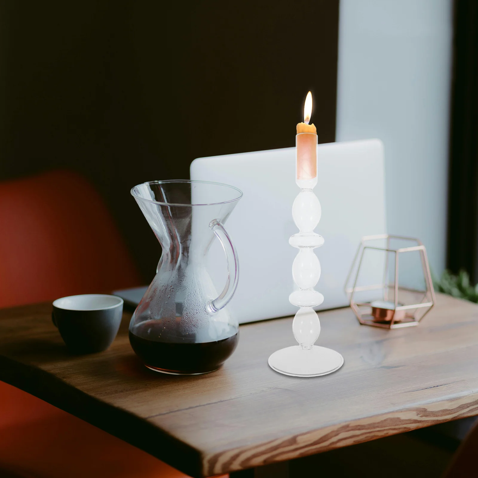 Decorative Holder Clear Glass Taper Candlestick Stand for Valentine's Day Dinner Party Wedding Centerpiece Home
Decorative Holder Clear Glass Taper Candlestick Stand for Valentine's Day Dinner Party Wedding Centerpiece Home