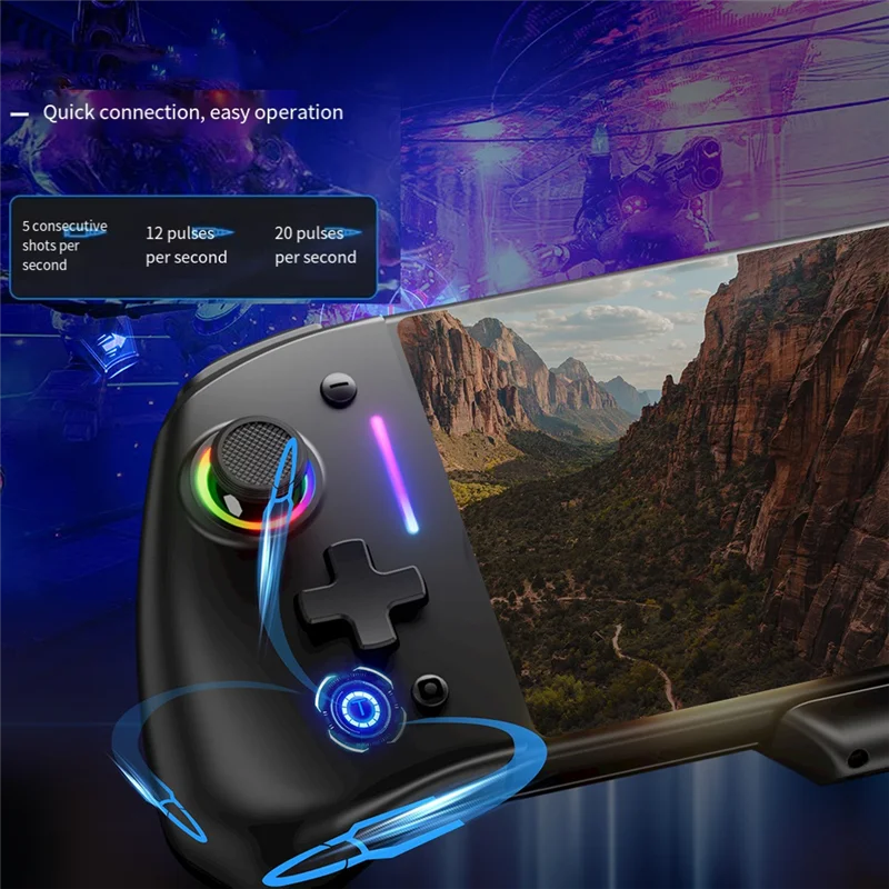 AT93-For Switch Gamepad Controller Built-In 6-Axis Gyro Design Handheld Grip Double Motor Vibrations Joypad
AT93-For Switch Gamepad Controller Built-In 6-Axis Gyro Design Handheld Grip Double Motor Vibrations Joypad