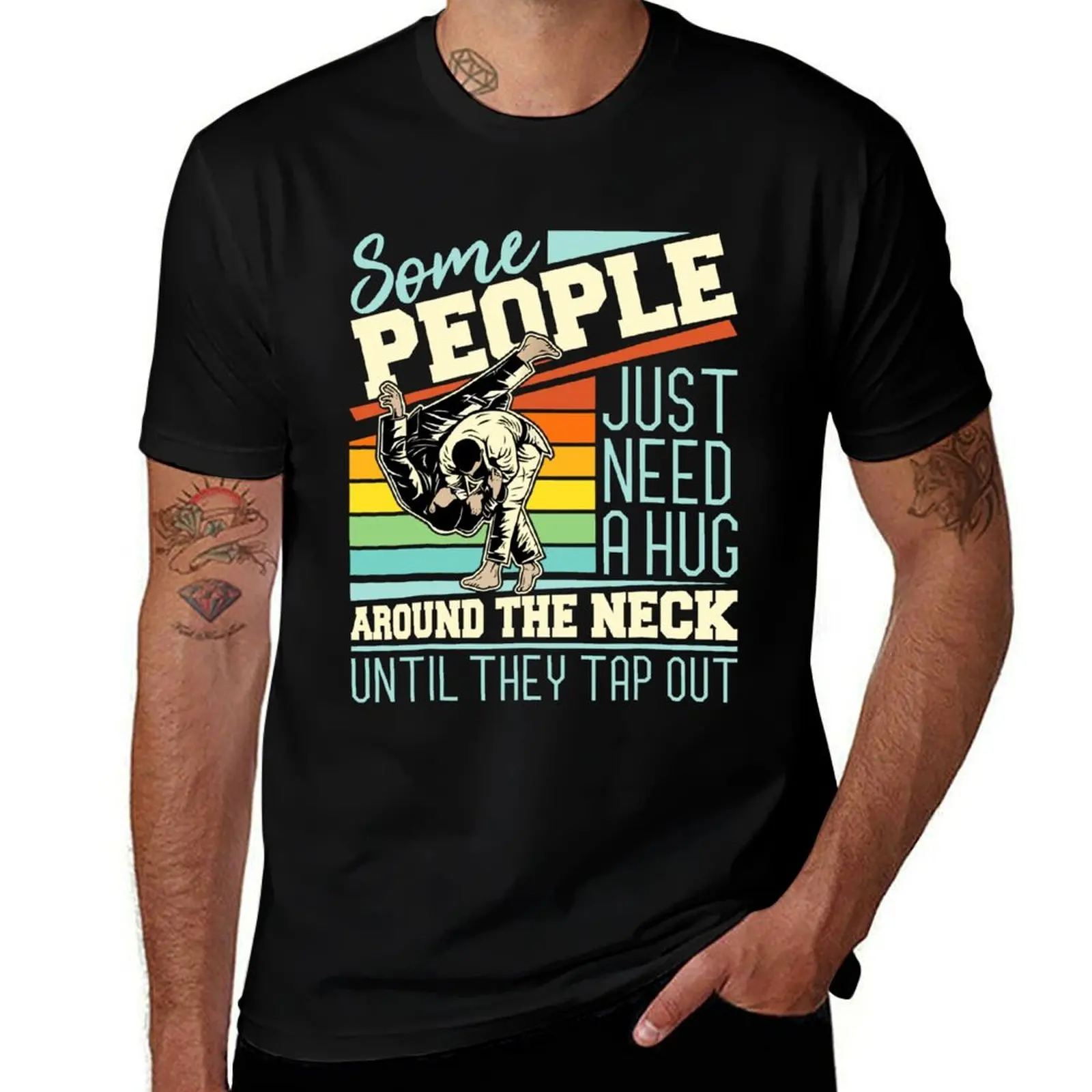 Some People Just Need A Hug Around The Neck Until They Tap Out T-Shirt blacks affliction shirts quick-drying men clothing 
Some People Just Need A Hug Around The Neck Until They Tap Out T-Shirt blacks affliction shirts quick-drying men clothing