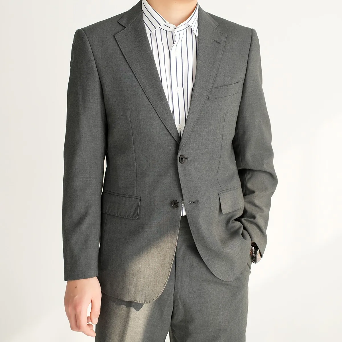 Men's Full Wool Suit Jaet Busin Formal Wear Color Spring Autumn Sle M Outerwear Stand Busin Casual
Men's Full Wool Suit Jaet Busin Formal Wear Color Spring Autumn Sle M Outerwear Stand Busin Casual