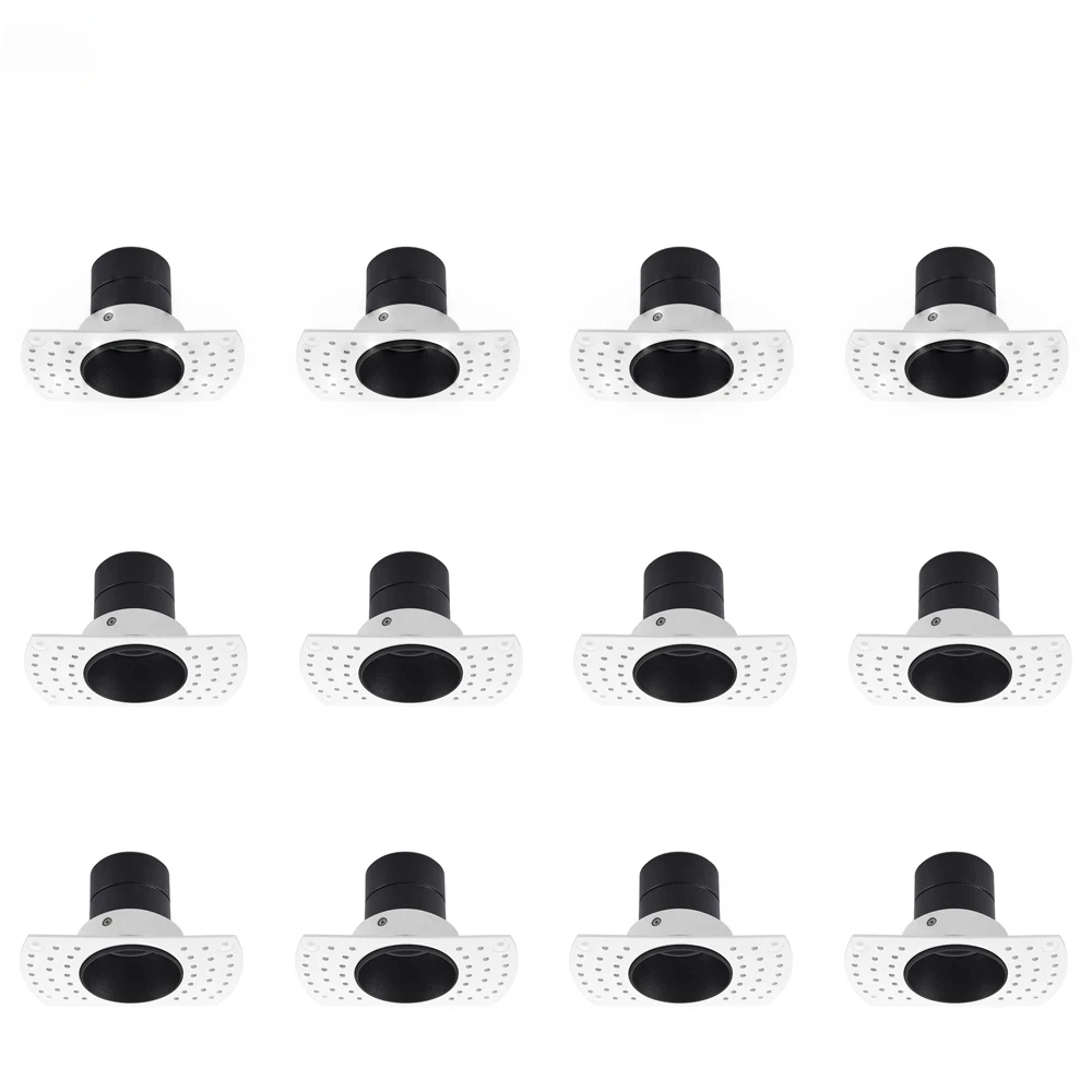 Led Frameless Recessed Downlight 5W Mini Spotlight Wall Washing Lamp Anti-glare White and Black Indoor Lighting 12Pcs/Lot
Led Frameless Recessed Downlight 5W Mini Spotlight Wall Washing Lamp Anti-glare White and Black Indoor Lighting 12Pcs/Lot