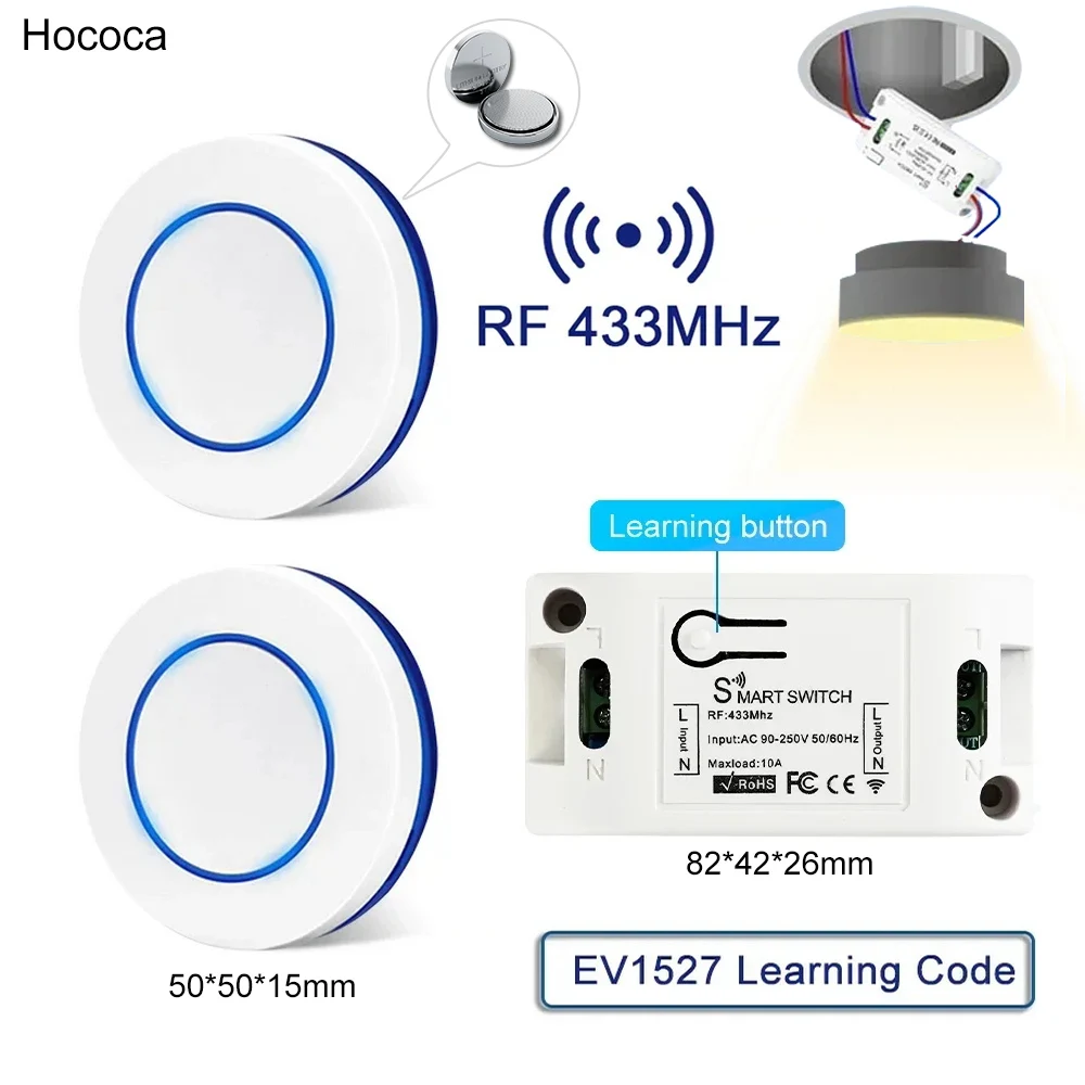 Небольшой космический переключатель прикроватной лампы, мини-круглая кнопка дистанционного управления, 10 А, реле, контроллер цепи переменного тока, беспроводной выключатель света
Небольшой космический переключатель прикроватной лампы, мини-круглая кнопка дистанционного управления, 10 А, реле, контроллер цепи переменного тока, беспроводной выключатель света