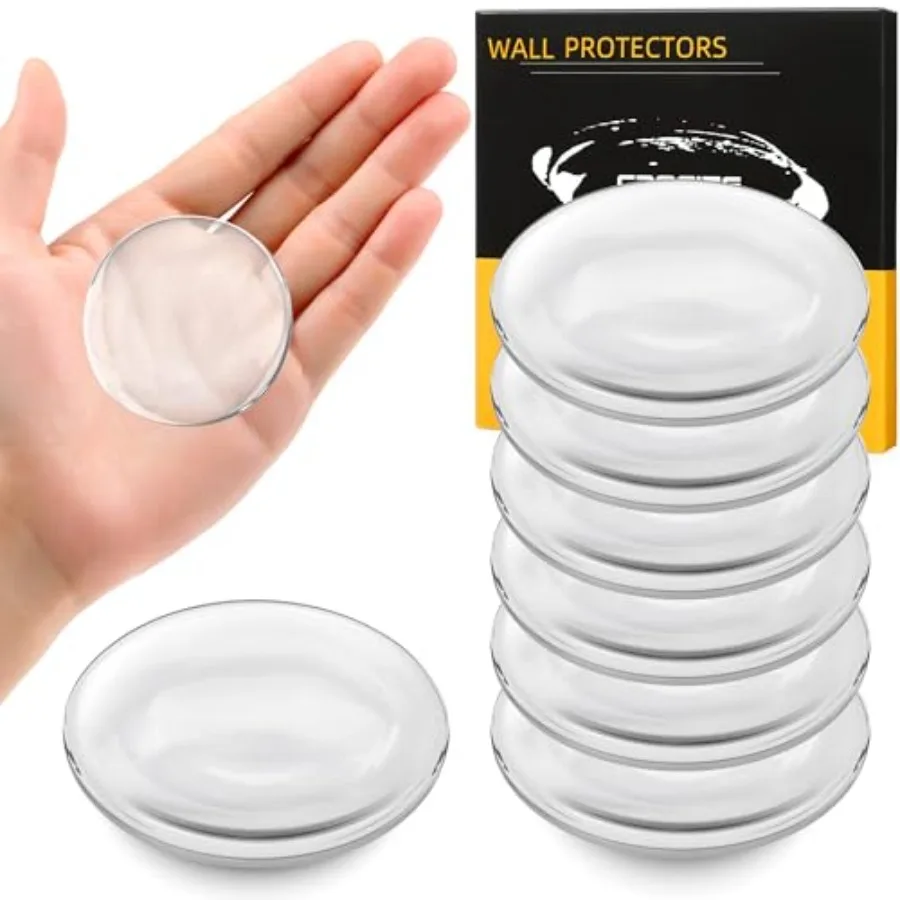 8 Pieces 2" Door Stoppers for Wall, Clear Rubber Door Knob, Strong Adhesive Door Bumpers for Walls, Shock Absorbent Door Handle
8 Pieces 2" Door Stoppers for Wall, Clear Rubber Door Knob, Strong Adhesive Door Bumpers for Walls, Shock Absorbent Door Handle