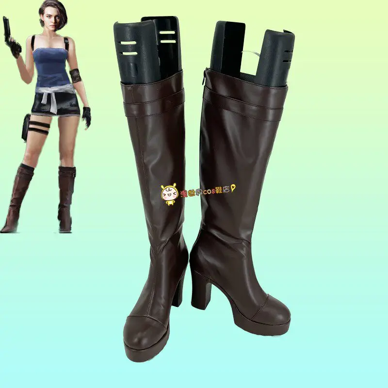 Jill Valentine Cosplay Shoes Boots for Girls Halloween Party Cosplay
Jill Valentine Cosplay Shoes Boots for Girls Halloween Party Cosplay