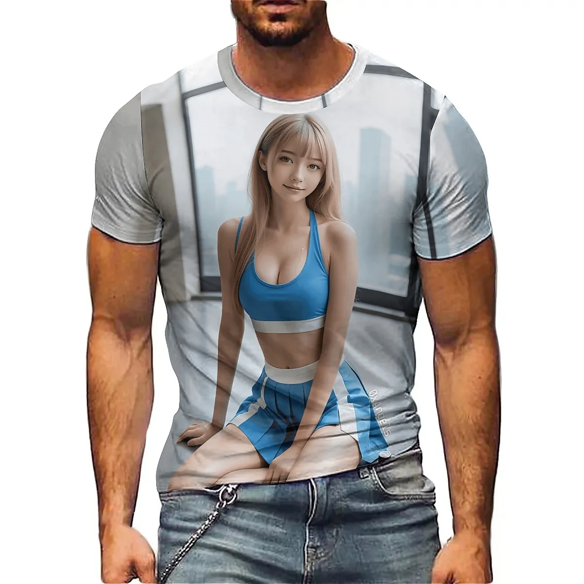 Men's 3D Printed Short Sleeve T-Shirt - Retro Cute Camping Party, Holiday Gift
Men's 3D Printed Short Sleeve T-Shirt - Retro Cute Camping Party, Holiday Gift
