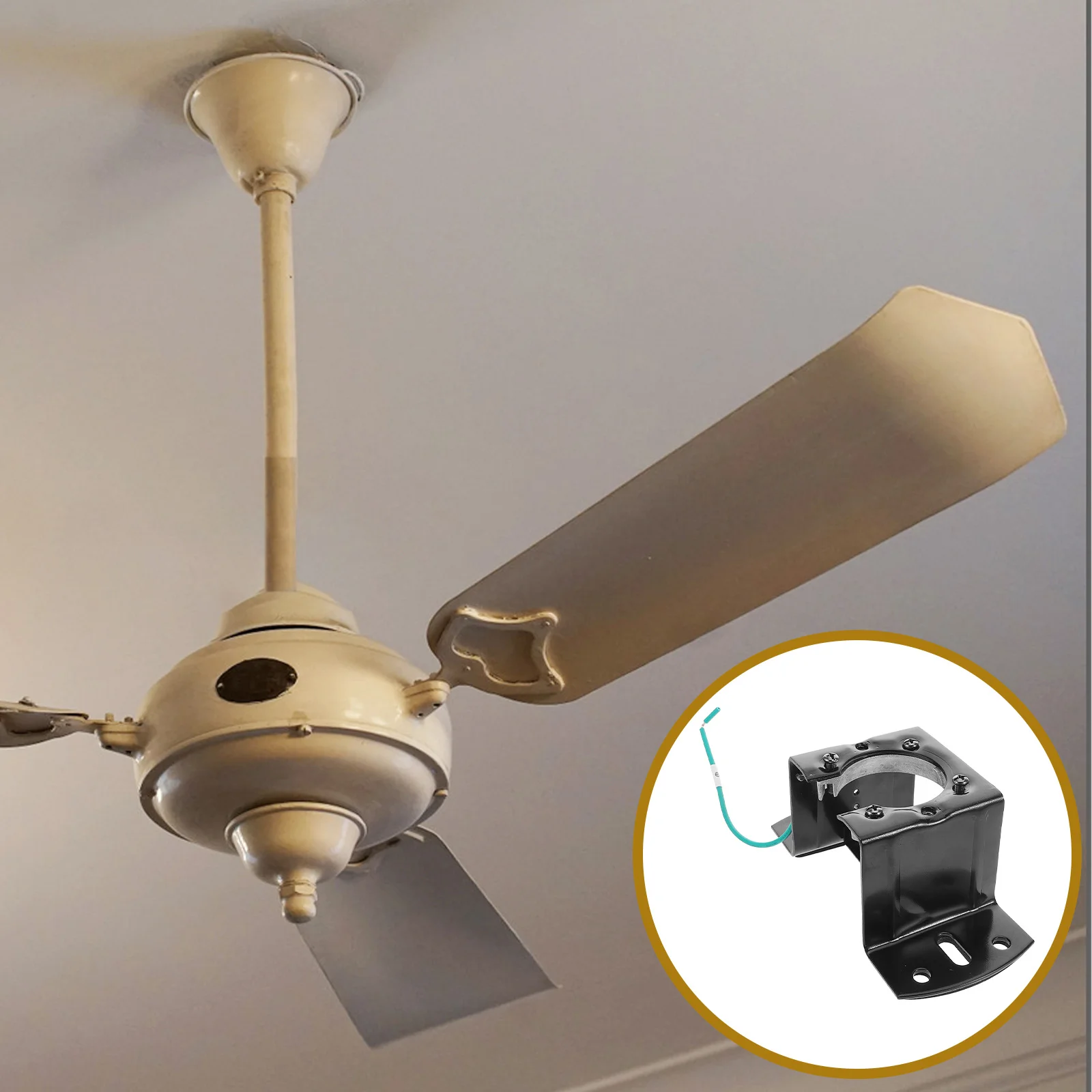 Ceiling Fan Hanging Bracket Robust Iron Construction Prevents Sagging Ideal for DIY Professionals Fast Installation
Ceiling Fan Hanging Bracket Robust Iron Construction Prevents Sagging Ideal for DIY Professionals Fast Installation