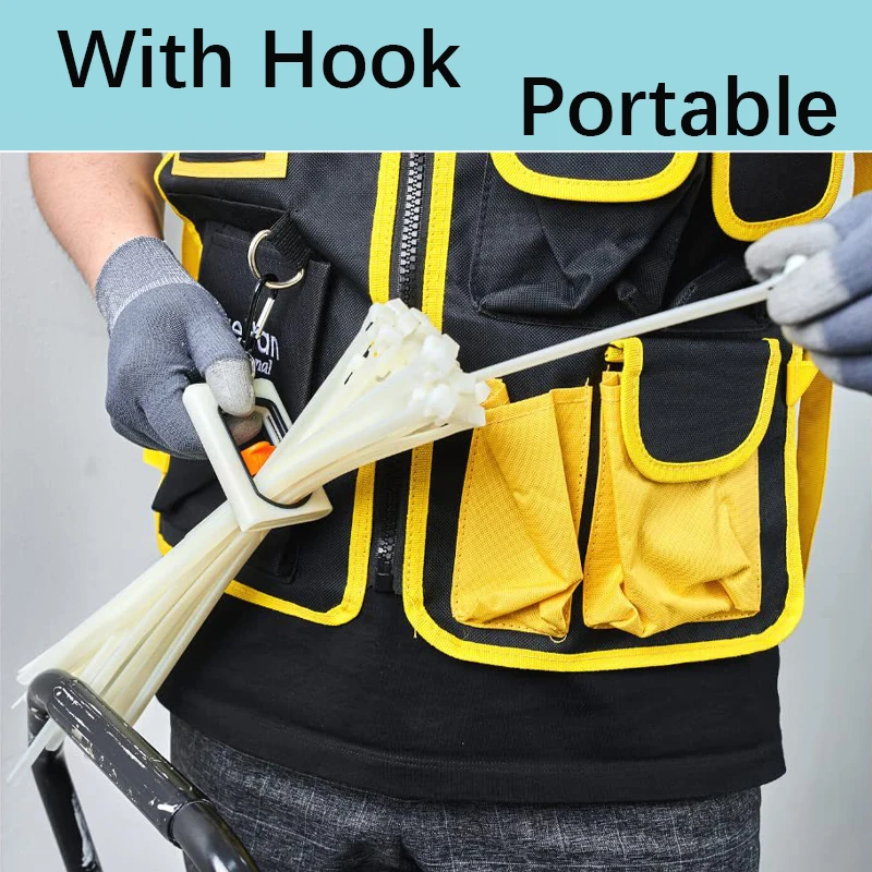 Fluorescent Cable Tie Organizer Storage Cable Tie Holder Portable Cable Tie Storage Tool Electrical Wire Tie Organizer
Fluorescent Cable Tie Organizer Storage Cable Tie Holder Portable Cable Tie Storage Tool Electrical Wire Tie Organizer