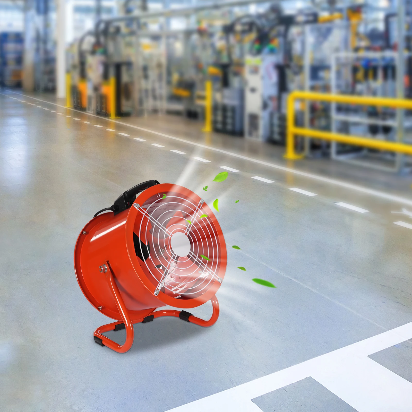 520W Portable Axial Blower Exhaust Fan Ventilation Fan 110V for Supermarkets, Shopping Malls, Production Workshops, etc
520W Portable Axial Blower Exhaust Fan Ventilation Fan 110V for Supermarkets, Shopping Malls, Production Workshops, etc
