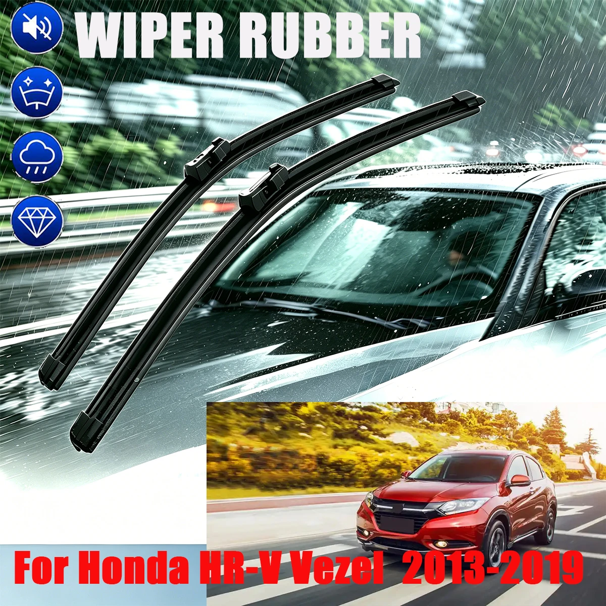Front Rear Wiper Blades Brushes Cutter Accessories For Honda HR-V Vezel 2013-2019 J U Hook 2013 2014 2015 2016 2017 2018 2019
Front Rear Wiper Blades Brushes Cutter Accessories For Honda HR-V Vezel 2013-2019 J U Hook 2013 2014 2015 2016 2017 2018 2019