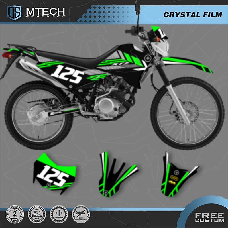 DSMTECH Custom Motorcycle Graphics Enduro Decals Stickers Kits For YAMAHA XTZ125 002
DSMTECH Custom Motorcycle Graphics Enduro Decals Stickers Kits For YAMAHA XTZ125 002