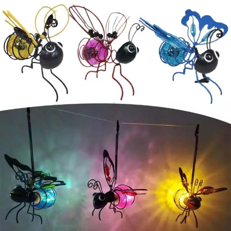 Solar Iron Insect Statue With LED Fairy Light Outdoor Waterproof Hanging Tree Ornament For Fence Yard Courtyard Garden Art Decor
Solar Iron Insect Statue With LED Fairy Light Outdoor Waterproof Hanging Tree Ornament For Fence Yard Courtyard Garden Art Decor