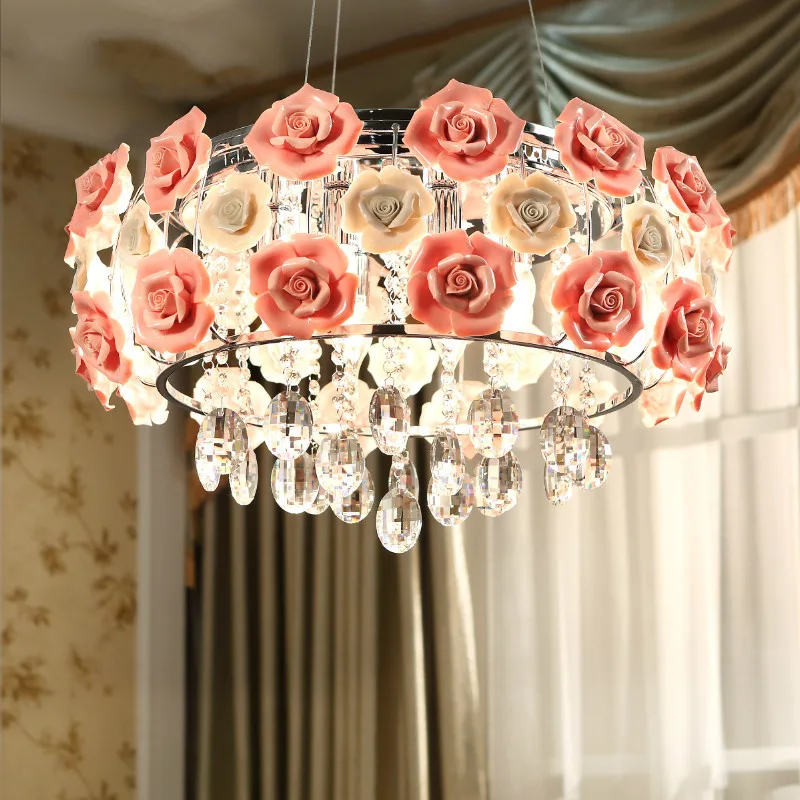 Modern Led Crystal Pendant Lights for Dining Room Girl Room Kitchen Pendant Lamp for Bedroom Restaurant Rose Hanging Lamp
Modern Led Crystal Pendant Lights for Dining Room Girl Room Kitchen Pendant Lamp for Bedroom Restaurant Rose Hanging Lamp
