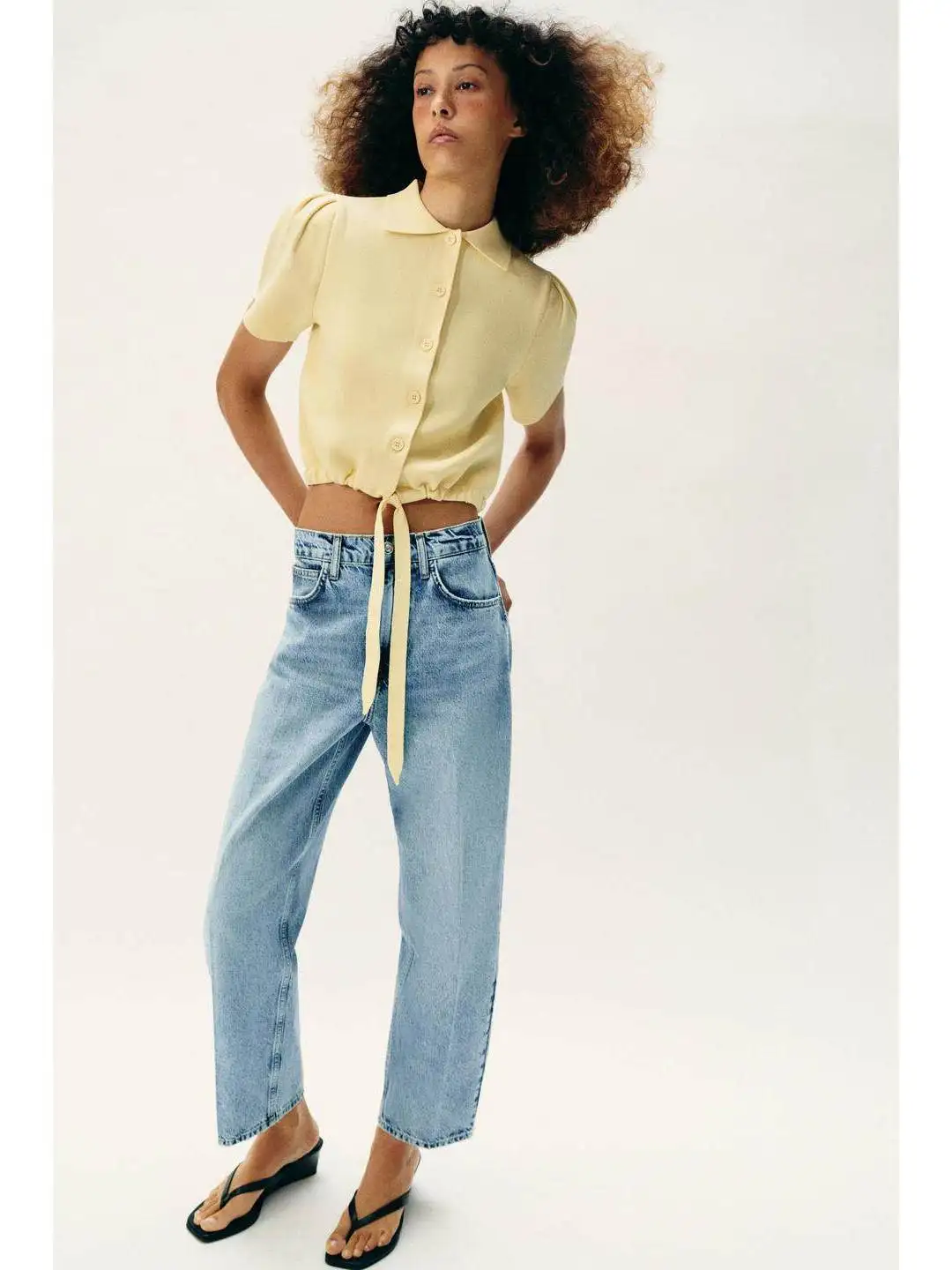 Spring 2026 Bubble Sleeve Short Sleeve Coat with Knot Closure Stand Collar Casual Style Women's Polyester Fiber Car...
Spring 2026 Bubble Sleeve Short Sleeve Coat with Knot Closure Stand Collar Casual Style Women's Polyester Fiber Car...