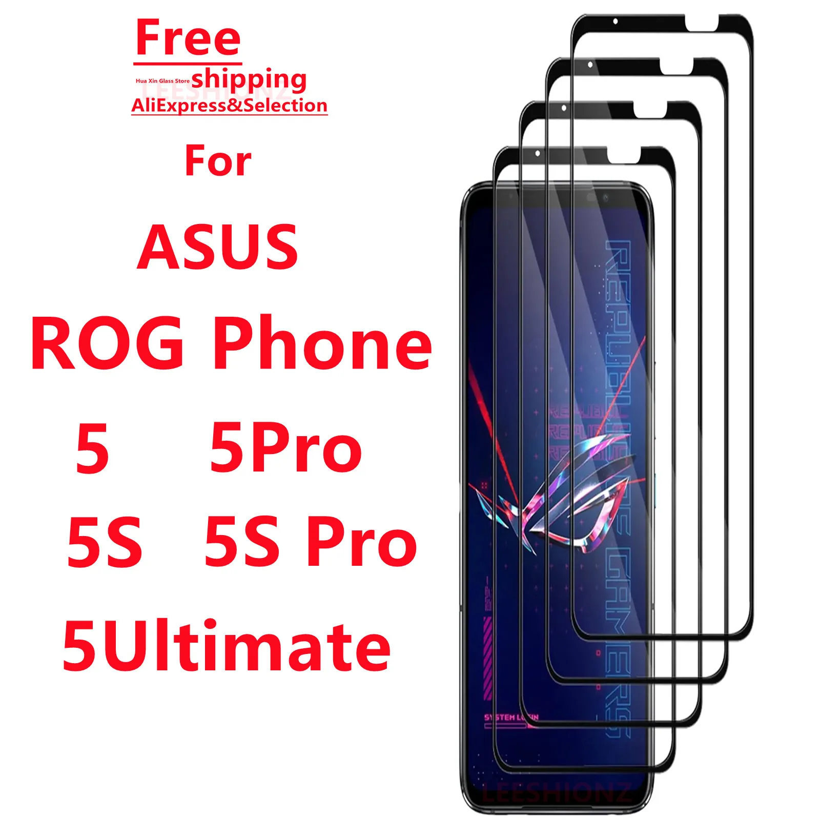 For ASUS ROG Phone 5/5Pro 5s/5s Pro 5 Ultimate Tempered Glass Screen Protector
