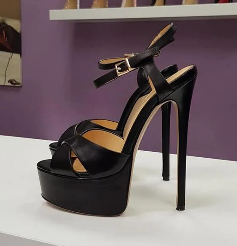 Sexy Peep Toe Platform High Heel Sandals Woman Summer 2025 Ankle Strap Dress Shoes Super High Cutouts Gladaitor Sandal
Sexy Peep Toe Platform High Heel Sandals Woman Summer 2025 Ankle Strap Dress Shoes Super High Cutouts Gladaitor Sandal