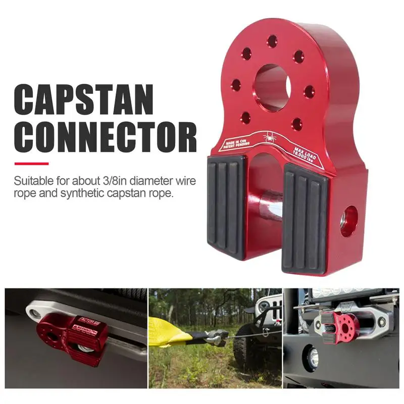 Winch Hook Connector Flat Tow Hook Mount 16000lb Load Wear Resistant Connector Aluminum Winch Hook Rope Trailer Hook Connector
Winch Hook Connector Flat Tow Hook Mount 16000lb Load Wear Resistant Connector Aluminum Winch Hook Rope Trailer Hook Connector
