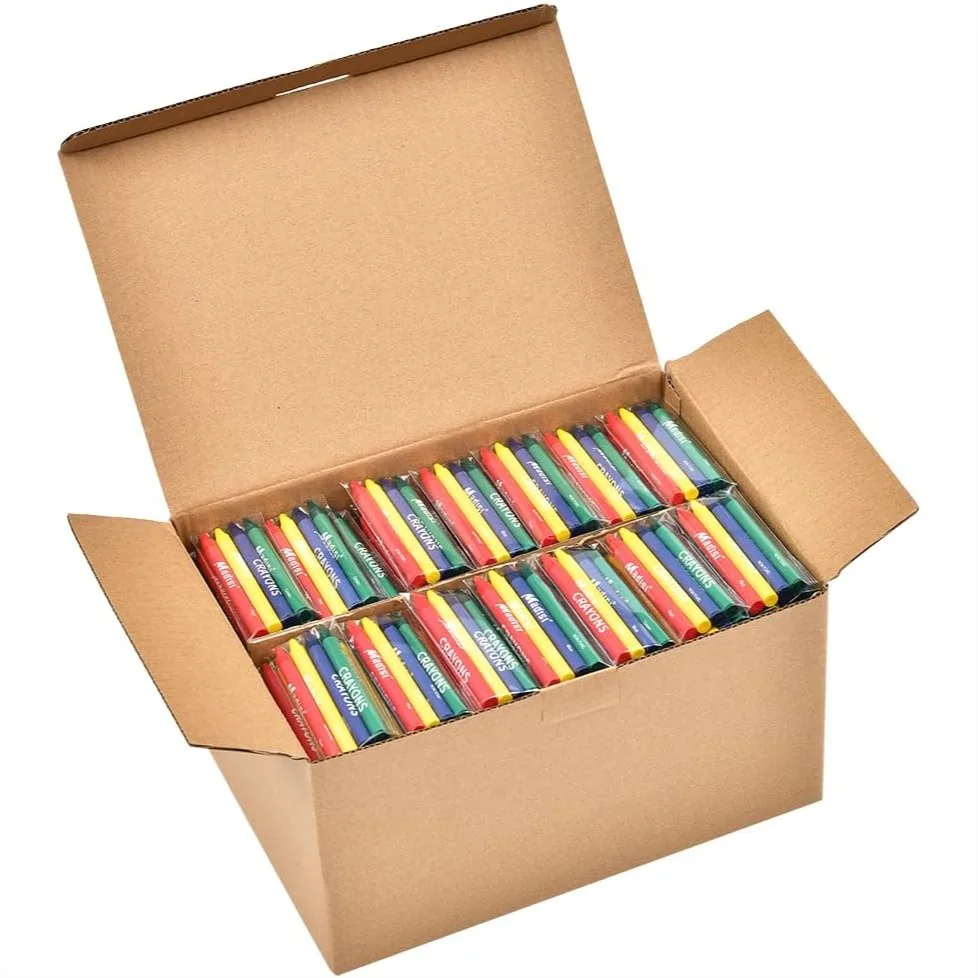 Madisi Crayons Bulk Pack, 250 Packs of 4 Colors, 1000 Count for Classroom
Madisi Crayons Bulk Pack, 250 Packs of 4 Colors, 1000 Count for Classroom