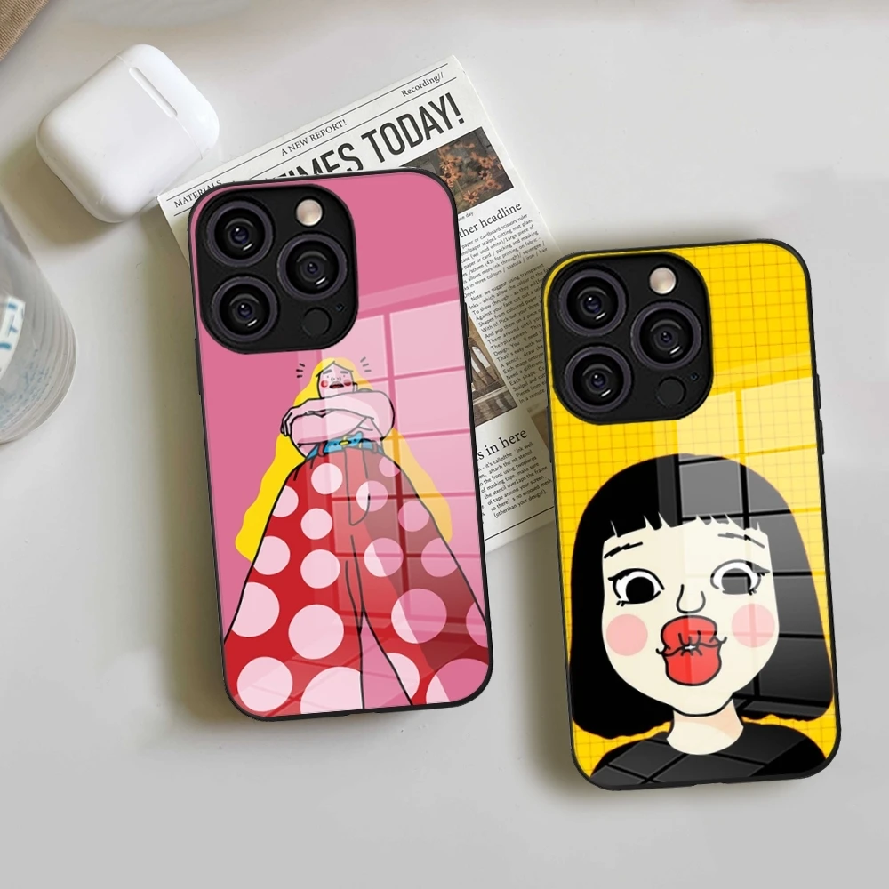 Cool Funny Cartoon Phone Case Tempered Glass For IPhone 16 Promax 15 14 Pro 13 12 11 plus X XS XR phone case
Cool Funny Cartoon Phone Case Tempered Glass For IPhone 16 Promax 15 14 Pro 13 12 11 plus X XS XR phone case
