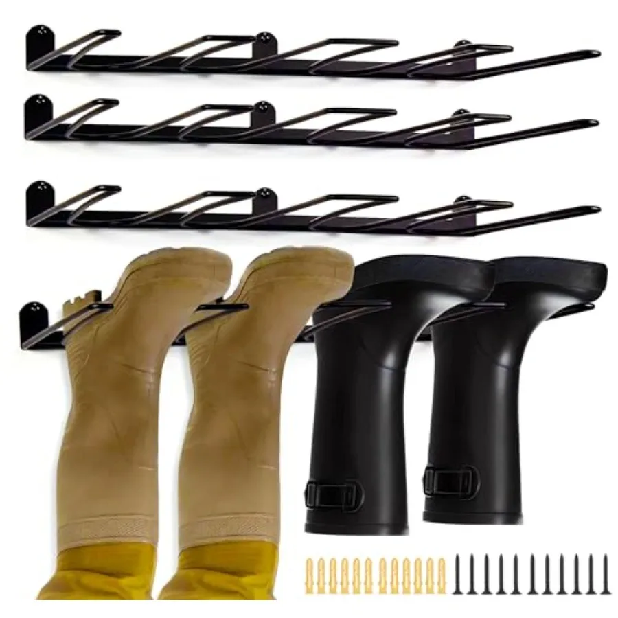 Boot Rack - 8 PairsWader Hangers Wall Mount Sturdy Heavy Duty Boot Hangers Boots Storage and Organizer Rack - Rust Resistant Co
Boot Rack - 8 PairsWader Hangers Wall Mount Sturdy Heavy Duty Boot Hangers Boots Storage and Organizer Rack - Rust Resistant Co