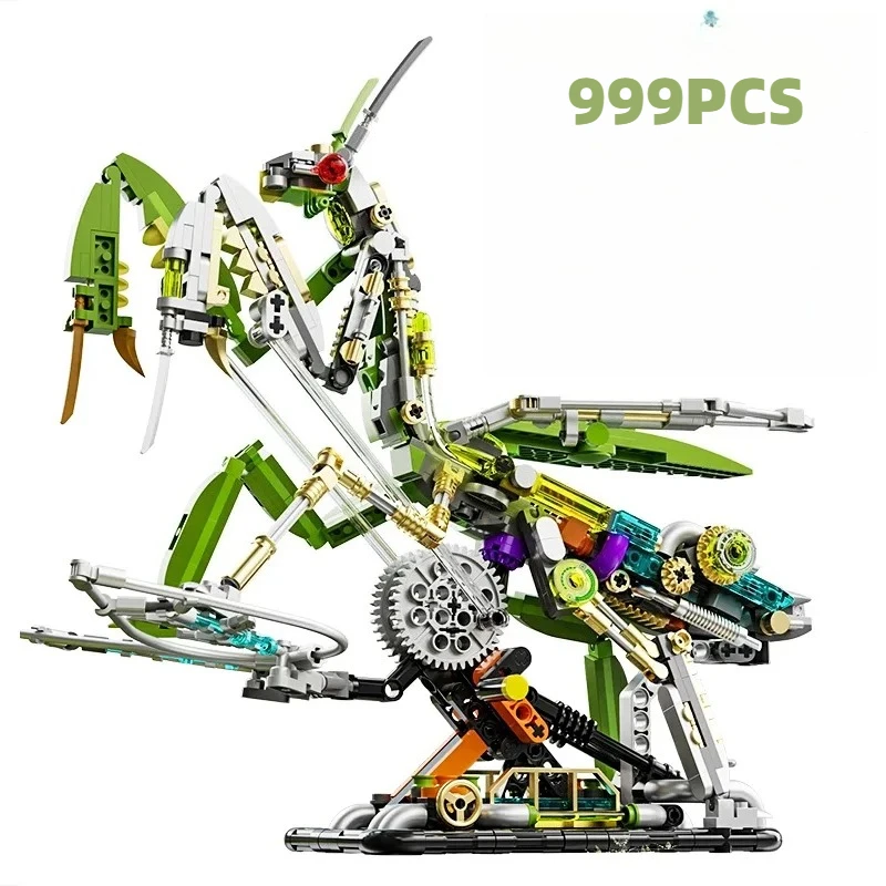 New Technical Mechanical Mantis Insect Life Set With light Building Blocks Bricks Animal World Model Assembly Toys for Kid Gifts
New Technical Mechanical Mantis Insect Life Set With light Building Blocks Bricks Animal World Model Assembly Toys for Kid Gifts