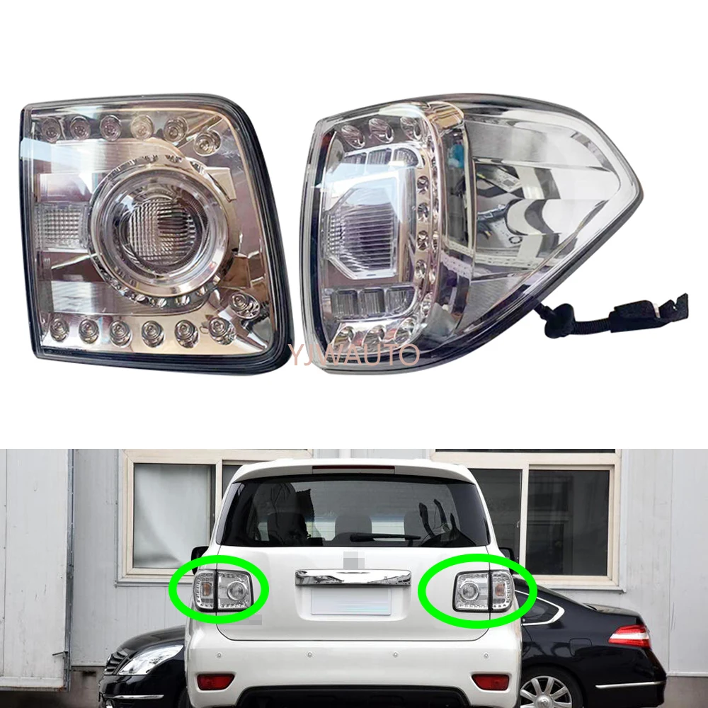 For Nissan Patrol Y62 2012~2019 Taillights Car Taillamp Assembly Brakelight Auto Turn Signal Lamp Assembly Brake Lights
For Nissan Patrol Y62 2012~2019 Taillights Car Taillamp Assembly Brakelight Auto Turn Signal Lamp Assembly Brake Lights