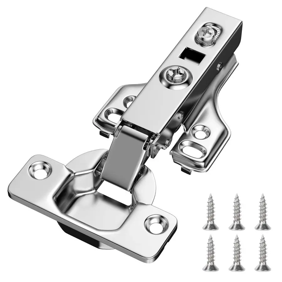 20 упаковок петель для шкафа с полным наложением и мягким закрыванием, дверные петли для кухонного шкафа для безрамного шкафа, угол открытия 100, 2-сторонняя регулировка
20 упаковок петель для шкафа с полным наложением и мягким закрыванием, дверные петли для кухонного шкафа для безрамного шкафа, угол открытия 100, 2-сторонняя регулировка