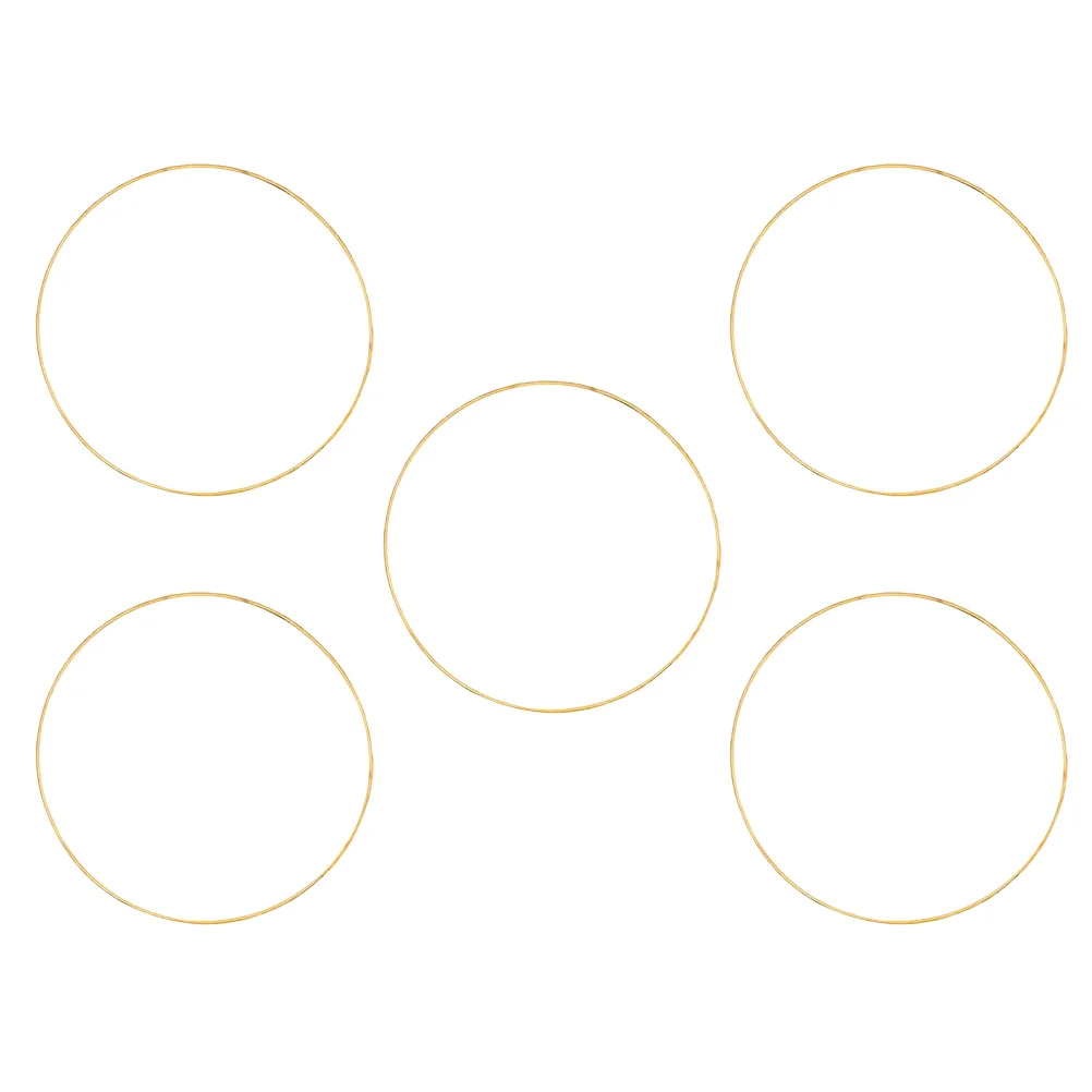 5 Pcs Metal Dream Catcher Accessories Dreamcatcher Rings Ornament Craft Hoops DIY Round Decorate
5 Pcs Metal Dream Catcher Accessories Dreamcatcher Rings Ornament Craft Hoops DIY Round Decorate
