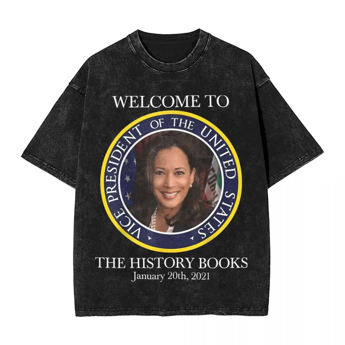 Welcome To The History Books Kamala Harris T Shirt Hip Hop Washed Cotton Harajuku T-Shirt Novelty Men Women Tops Streetwear Tees
Welcome To The History Books Kamala Harris T Shirt Hip Hop Washed Cotton Harajuku T-Shirt Novelty Men Women Tops Streetwear Tees