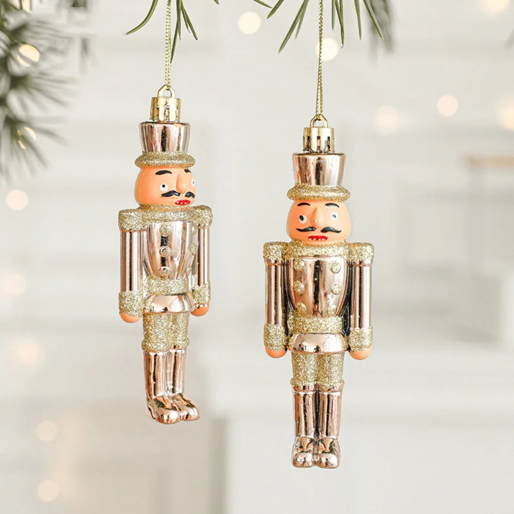 2PCS Pink&Gold Christmas Hanging Decoration Plastic Santa Clause Christmas Tree Ornament Festival Soldier Pendnats Xmas Baubles
2PCS Pink&Gold Christmas Hanging Decoration Plastic Santa Clause Christmas Tree Ornament Festival Soldier Pendnats Xmas Baubles