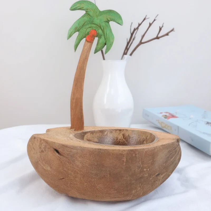 Boat-Shaped Coconut Shell Holder Home Decor Wedding Party Centerpiece Candlelight Dinner Decoration Bowl
Boat-Shaped Coconut Shell Holder Home Decor Wedding Party Centerpiece Candlelight Dinner Decoration Bowl