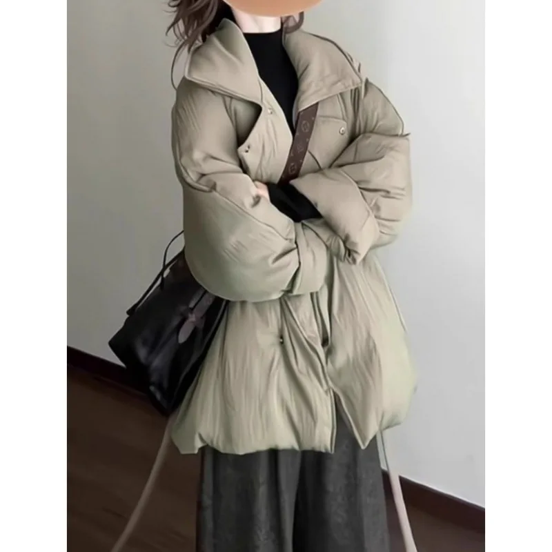 Women's Winter Cotton Jacket 2026 New Style Ultra Cute Thickened Polyester Fiber Long Sleeve Loose Fit Zipper Closure Casual
Women's Winter Cotton Jacket 2026 New Style Ultra Cute Thickened Polyester Fiber Long Sleeve Loose Fit Zipper Closure Casual