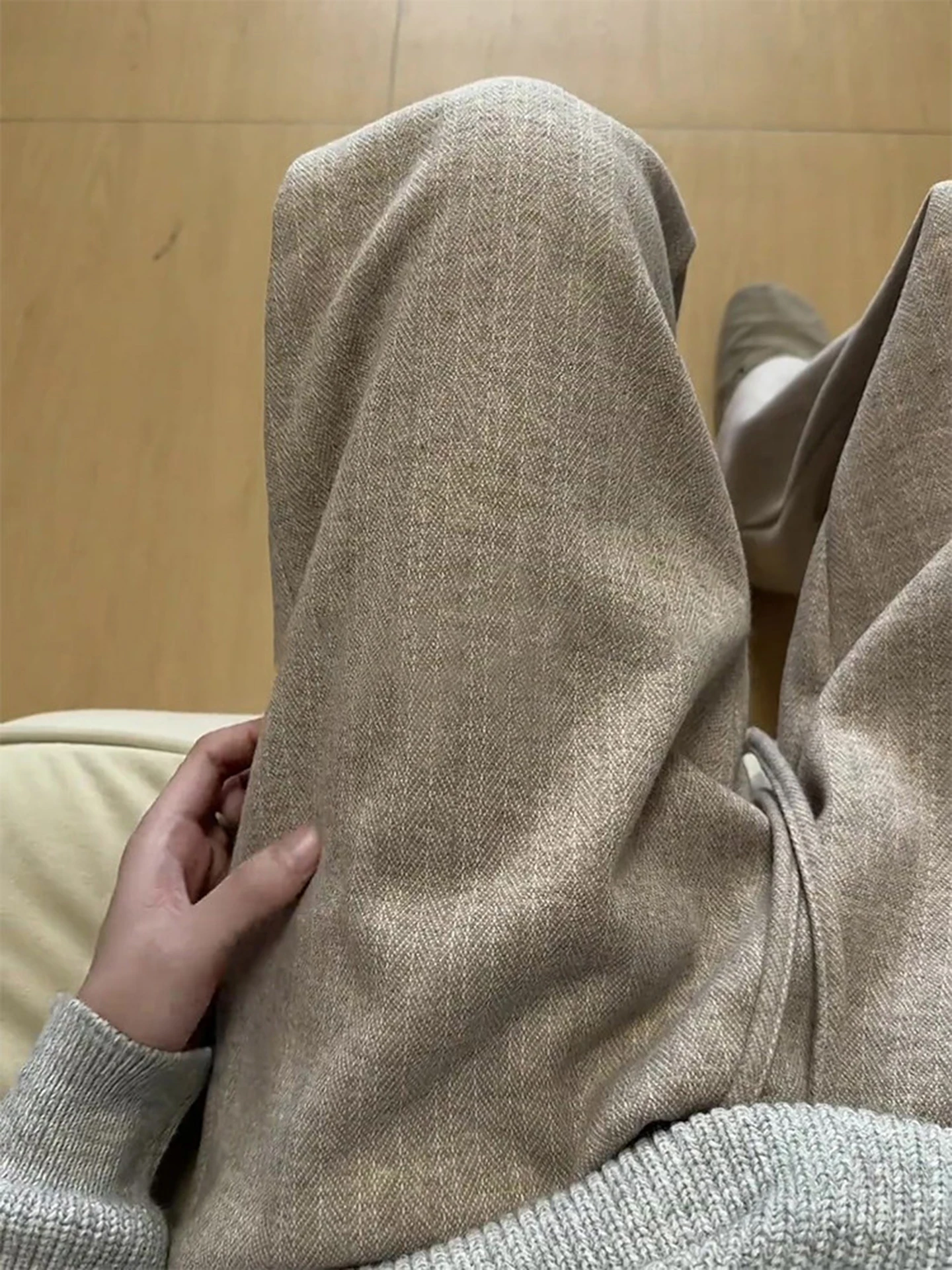 Laoqian Sle Tweed Pants Men's Spring Straight Leg Spor Sweatpants Loose Bf Lazy Casual West Pants Faionable Trendy
Laoqian Sle Tweed Pants Men's Spring Straight Leg Spor Sweatpants Loose Bf Lazy Casual West Pants Faionable Trendy