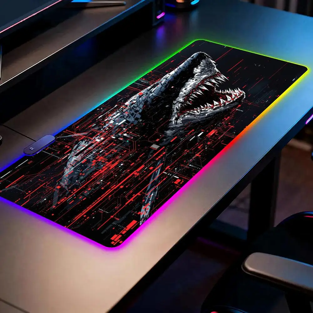 Shark Art Mouse Pad RGB Gaming Mouse Pad Desk Mat HD Gamer Large LED Light XXL MousePads
Shark Art Mouse Pad RGB Gaming Mouse Pad Desk Mat HD Gamer Large LED Light XXL MousePads