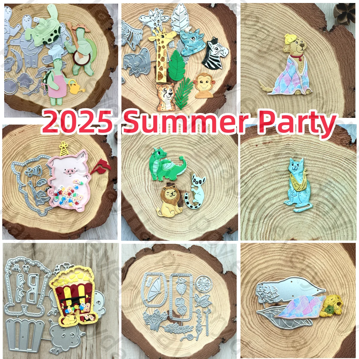 2025 Party Piggy Turtle Dog Cat Metal Cutting Dies for DIY Scrapbook Embossed Handcraft Paper Card Craft Template Decoration
2025 Party Piggy Turtle Dog Cat Metal Cutting Dies for DIY Scrapbook Embossed Handcraft Paper Card Craft Template Decoration