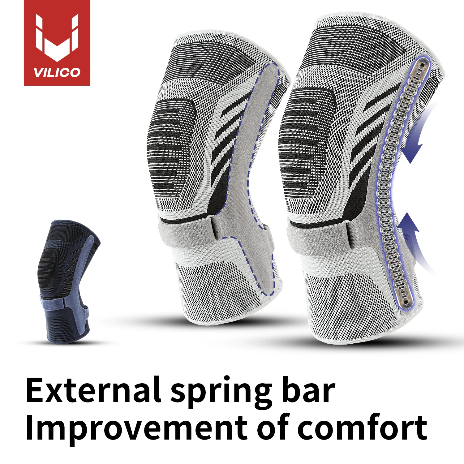 1PC Silicone Padded Knee Pads Supports Brace Basketball Fitness Meniscus Patella Protection Kneepads Sports Safety Knee Sleeves
1PC Silicone Padded Knee Pads Supports Brace Basketball Fitness Meniscus Patella Protection Kneepads Sports Safety Knee Sleeves