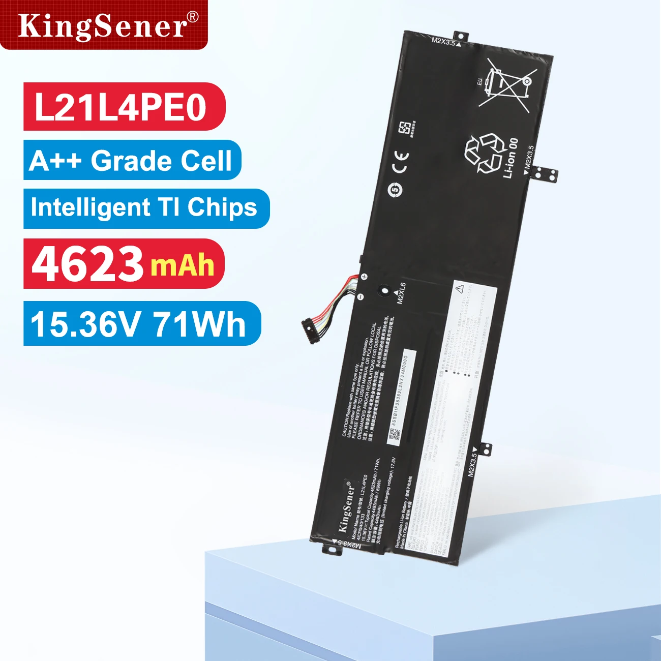 KingSener L21L4PE0 Laptop Battery For Lenovo Yoga 7-14IAL7 Series 82QE 82VD L21B4PE2 L21M4PE3 SB11F38382 5B11F38372 15.36V 71Wh
KingSener L21L4PE0 Laptop Battery For Lenovo Yoga 7-14IAL7 Series 82QE 82VD L21B4PE2 L21M4PE3 SB11F38382 5B11F38372 15.36V 71Wh