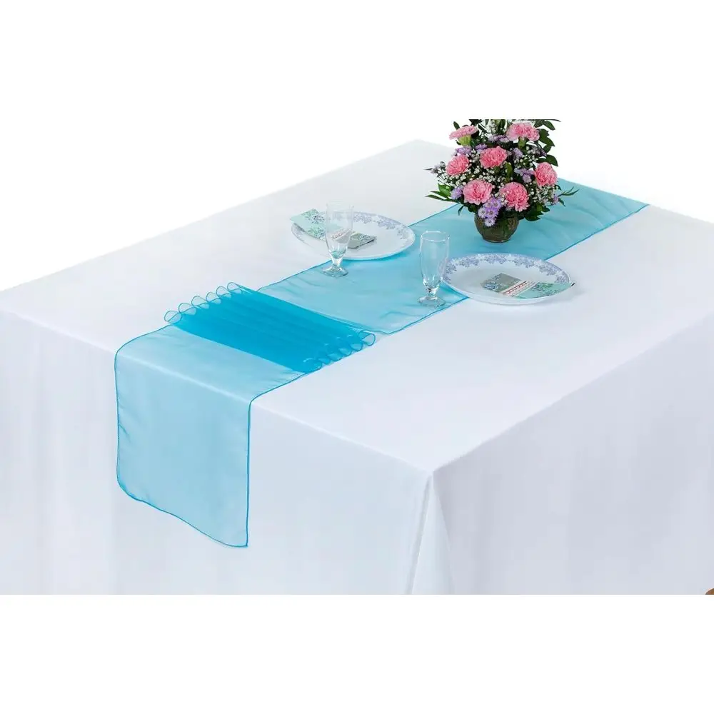 12 x 108 Inch Turquoise Organza Table Runners, Premium for Weddings, Parties, and Events
12 x 108 Inch Turquoise Organza Table Runners, Premium for Weddings, Parties, and Events