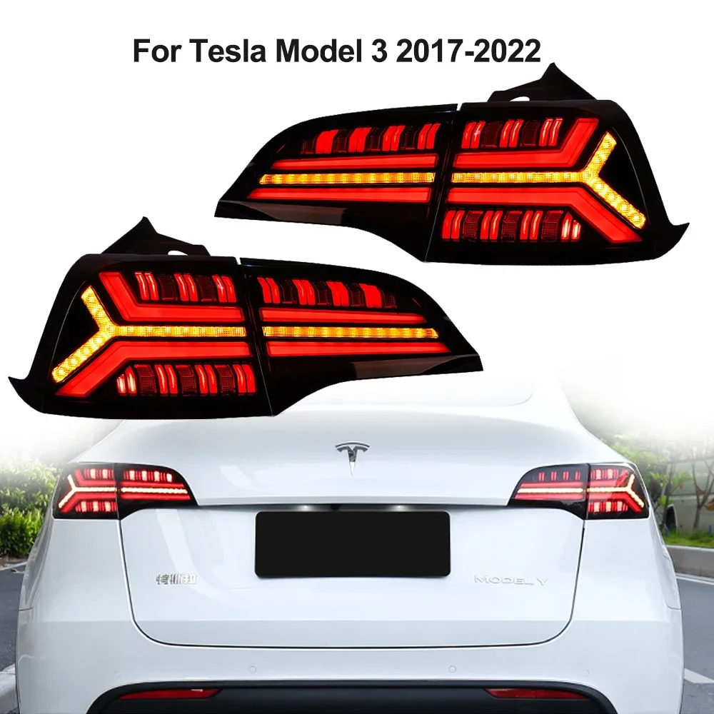Автомобильные фары для Tesla Model 3 2017-2022 Model Y, светодиодные автоматические задние фонари в сборе, обновленный дизайн Hawkeye, сигнальная лампа, аксессуары для инструментов
Автомобильные фары для Tesla Model 3 2017-2022 Model Y, светодиодные автоматические задние фонари в сборе, обновленный дизайн Hawkeye, сигнальная лампа, аксессуары для инструментов