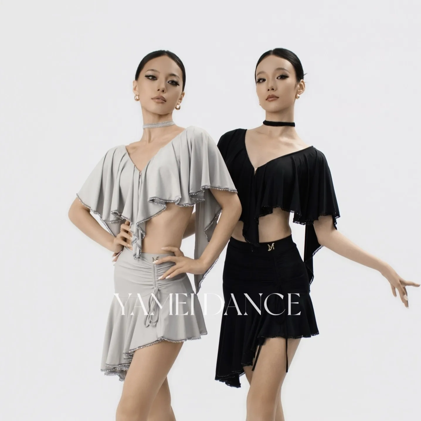 Adults Latin Dance Training Clothing Women'S Latin Dance Performance Costume Ruffled Latin Top Slit Skirts Stage Suit SL15900
Adults Latin Dance Training Clothing Women'S Latin Dance Performance Costume Ruffled Latin Top Slit Skirts Stage Suit SL15900