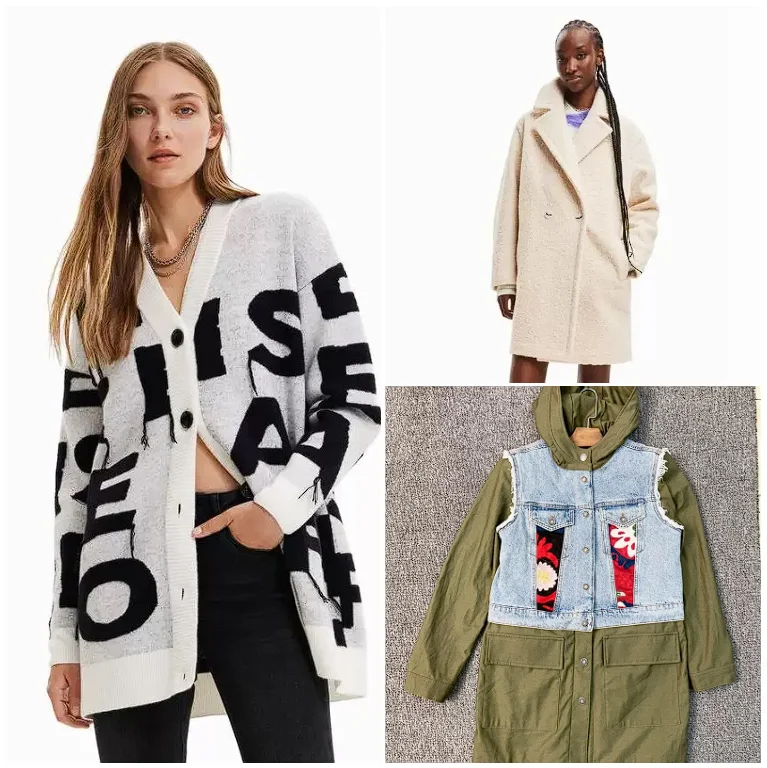 Foreign trade Spain original single hot selling brand loose warm medium long coat jacket embroidered print
Foreign trade Spain original single hot selling brand loose warm medium long coat jacket embroidered print