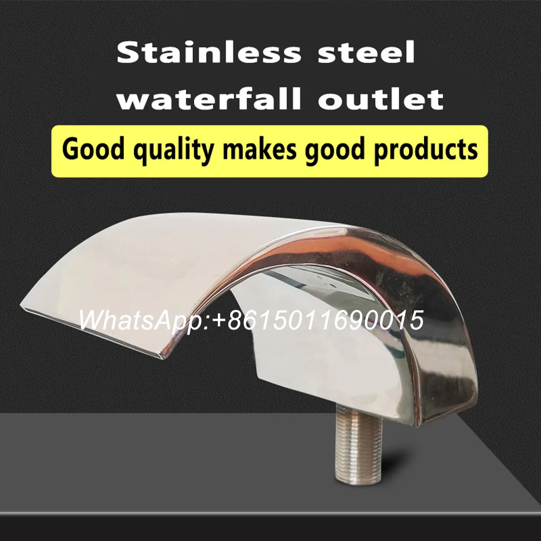 Stainless steel bathtub switch waterfall outlet hot spring hot and cold water tank side shower arc nozzle
Stainless steel bathtub switch waterfall outlet hot spring hot and cold water tank side shower arc nozzle