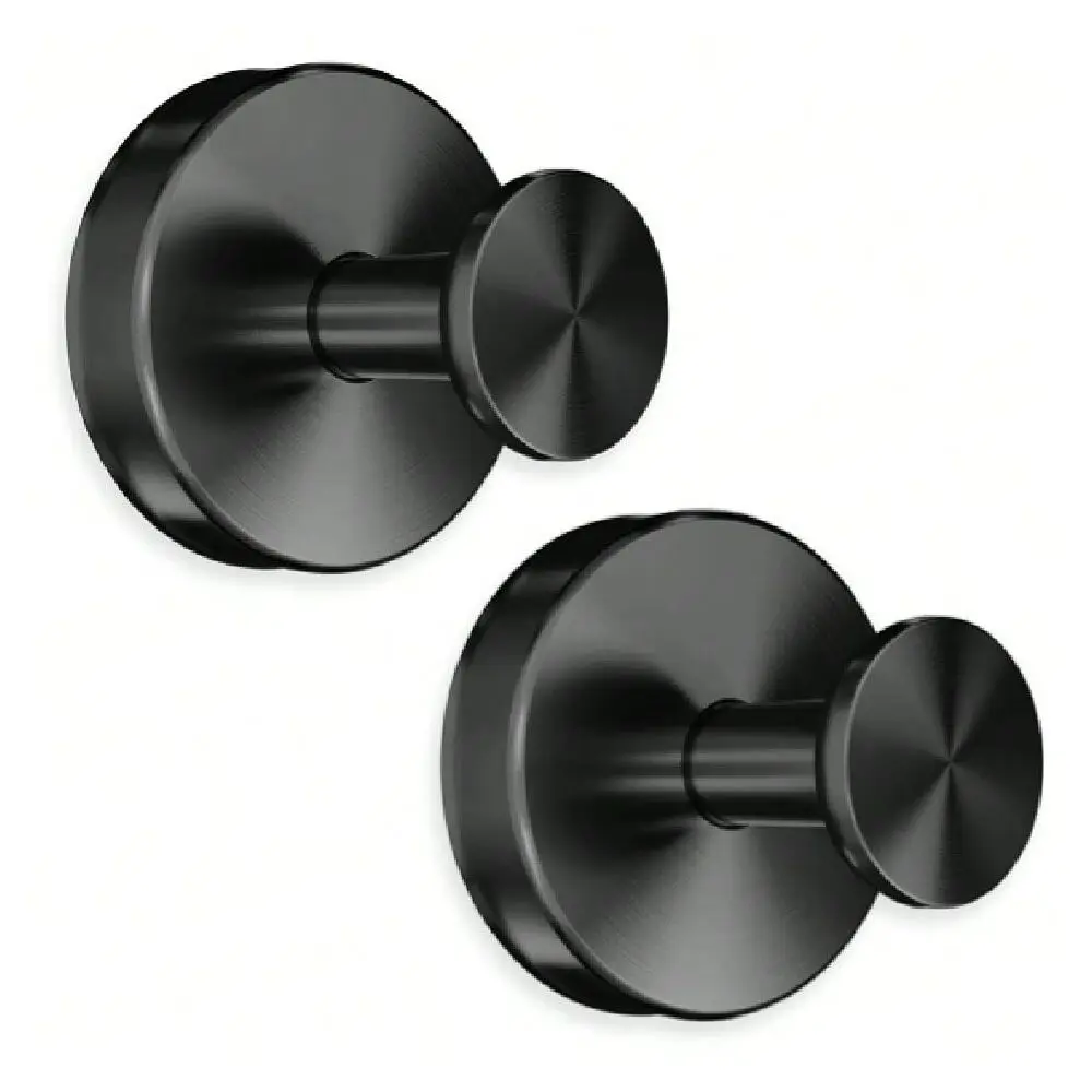 Shower Hooks 2Pcs Sleek Black Suction Cup Hooks For Shower, Kitchen, Glass Door, Mirror, Tile, 11Lbs Load, Removable, NoDrill M
Shower Hooks 2Pcs Sleek Black Suction Cup Hooks For Shower, Kitchen, Glass Door, Mirror, Tile, 11Lbs Load, Removable, NoDrill M