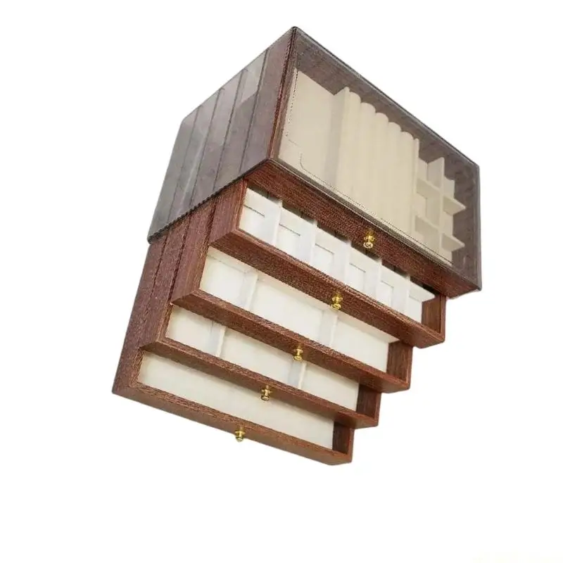 D46E Элегантный футляр для ювелирных изделий, портативные органайзеры, коробка для демонстрации текстуры, подходит для хранения ожерелья, браслетов, колец
D46E Элегантный футляр для ювелирных изделий, портативные органайзеры, коробка для демонстрации текстуры, подходит для хранения ожерелья, браслетов, колец