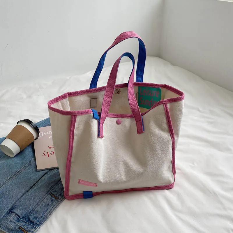 Casual Large Capaci Canvas oulder Bag Handbag Artistic Tote Bag Trendy 2023 New Ins Big Bag Soft Foldable Magnetic Bule
Casual Large Capaci Canvas oulder Bag Handbag Artistic Tote Bag Trendy 2023 New Ins Big Bag Soft Foldable Magnetic Bule