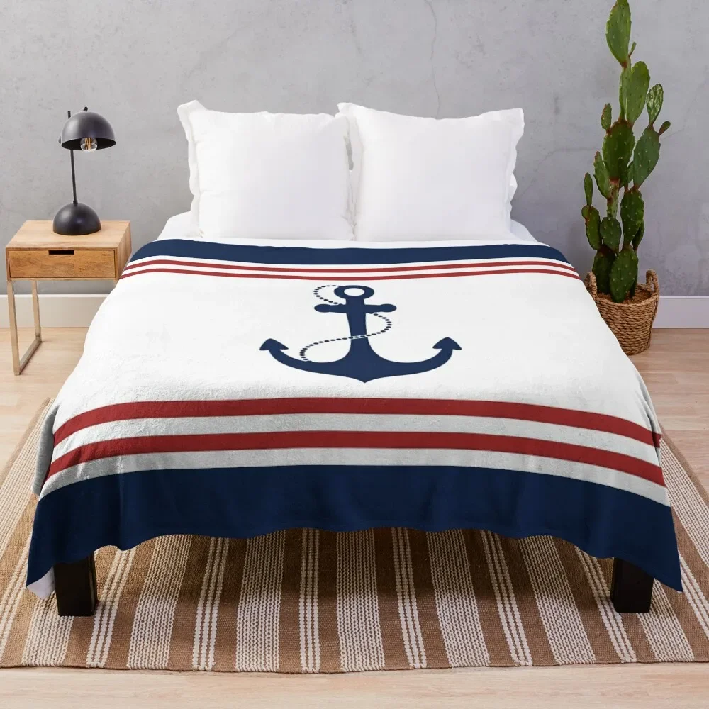 Nautical Anchor Throw Blanket Multi-Purpose Blankets For Sofas Cute Plaid Luxury Blankets
Nautical Anchor Throw Blanket Multi-Purpose Blankets For Sofas Cute Plaid Luxury Blankets