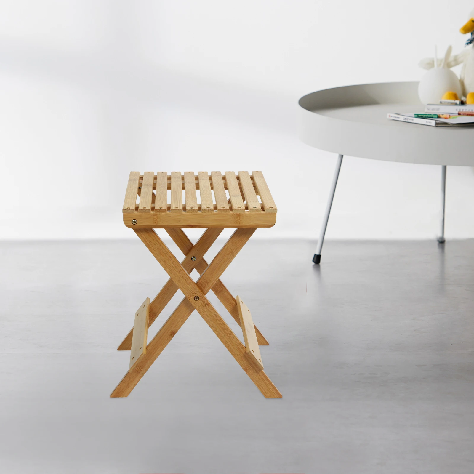 Portable Bamboo Shoe Changing Stool Small Foldable Footstool for Home Use Lightweight No Burr 66 Original Color
Portable Bamboo Shoe Changing Stool Small Foldable Footstool for Home Use Lightweight No Burr 66 Original Color