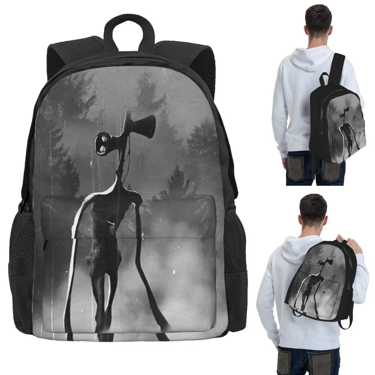Siren Head Osepanhead Student Backpack School Bag Hiking Travel Daypack for Boys Girls Bookbag Shoulder Bags
Siren Head Osepanhead Student Backpack School Bag Hiking Travel Daypack for Boys Girls Bookbag Shoulder Bags